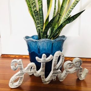 NWOT Decorative GATHER Wall/Tabletop Decor